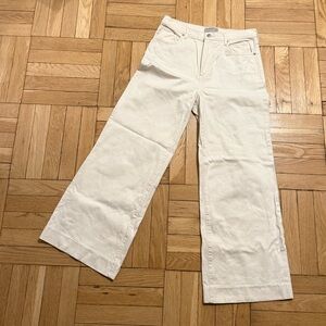Everlane The Summer Wide Leg Jean Size 29 Stylish Cream Wide-Leg Pants